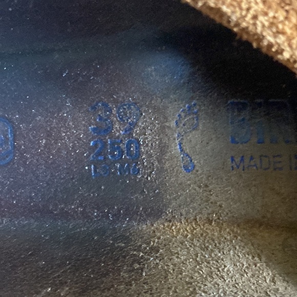 Birkenstock Boston Mink Suede Leather Clog Soft Bed Sz 39 narrow - Picture 8 of 8